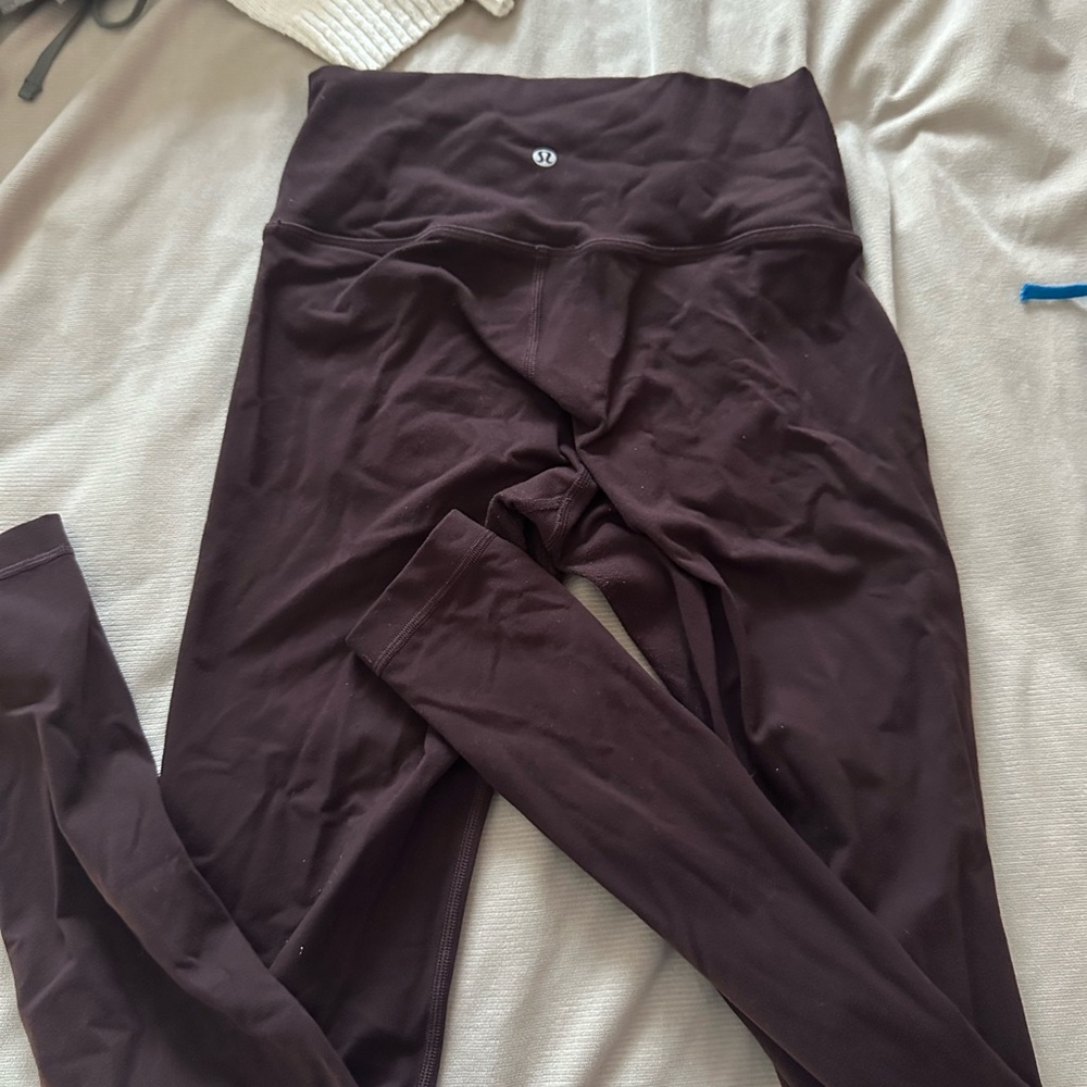 Lululemon Brown High-Waisted Leggings